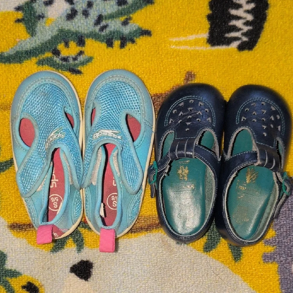 Stride Rite Toddler Navy Shoes - Picture 2 of 13